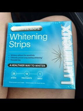 Enamel-Safe Whitening Strips - Blue